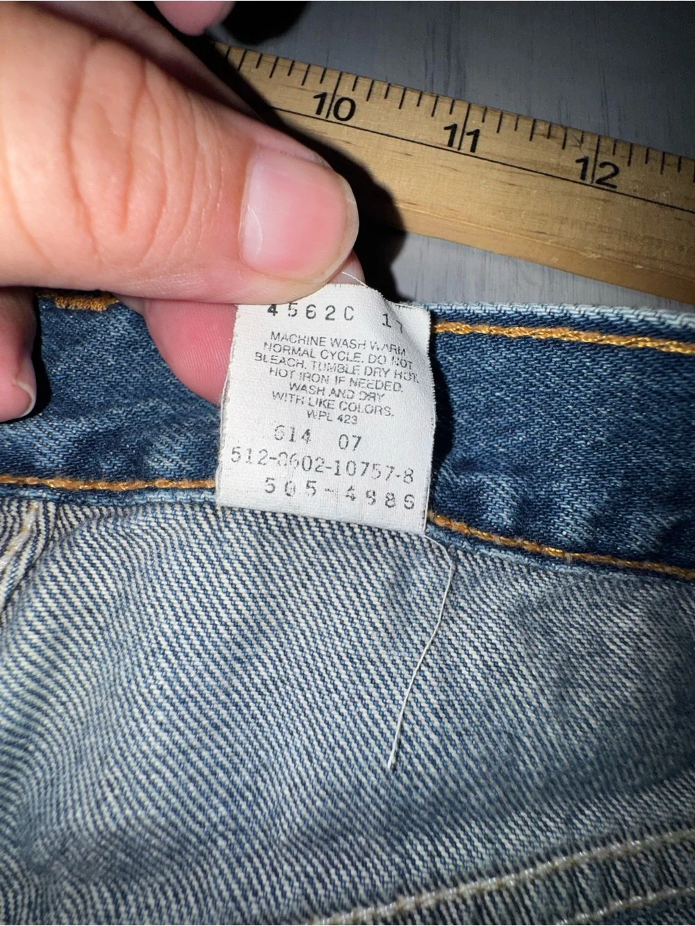 Vintage Levis 505 Jeans Mens 34x34 (32x30) Made USA Regular Fit Straight Leg 90s
